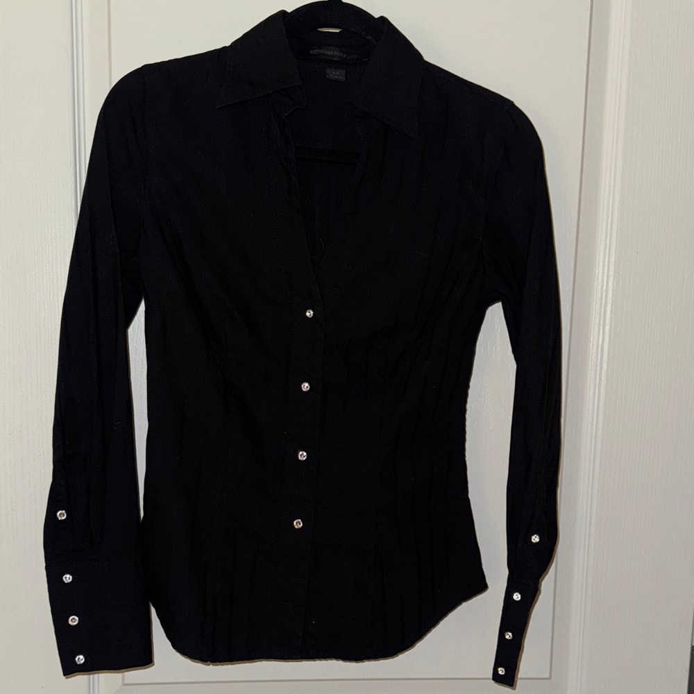 Express Black Button Down Shirt - image 1